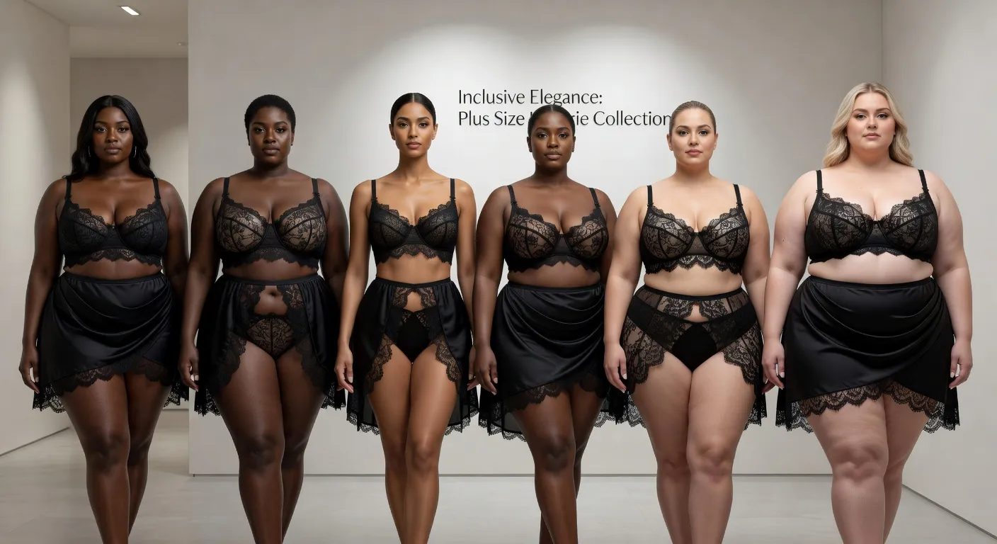 Black Lace Plus Size