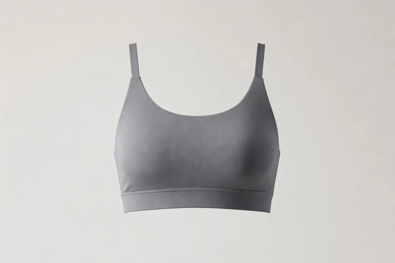 Gray Sports Bra