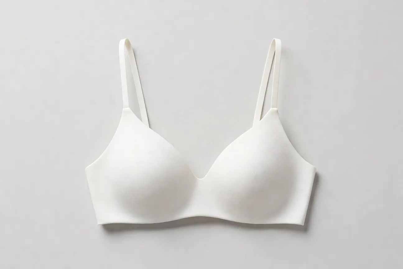 White Cotton Bra